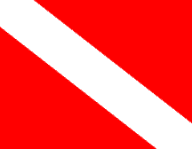 Национальный флаг водолазов 